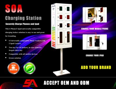 Stazione di ricarica per cellulari e tablet