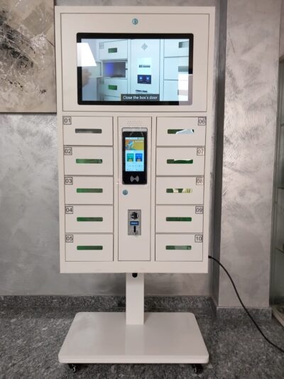 M-S02 con Video LCD e carrello con ruote