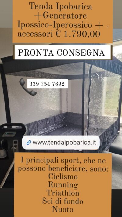 Tenda Ipobarica Pronta Consegna
